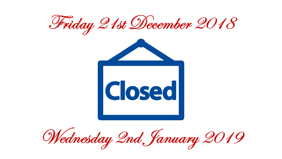 Christmas Closure Dates | Sale Engineering Products Ltd