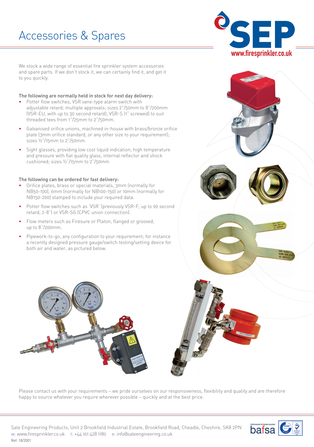 Fire Protection Accessories and Spares